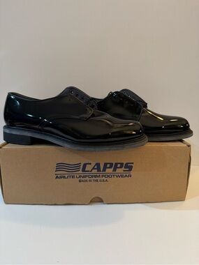 Capps Footwear Capitol, Men's, Black, Soft Toe, Slip Resistant, Dress Oxford